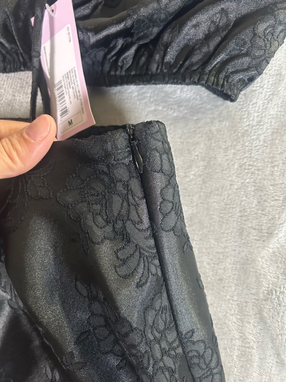 wild fable Black Textured Lace Bralette and skirt set NWT - Picture 8 of 16
